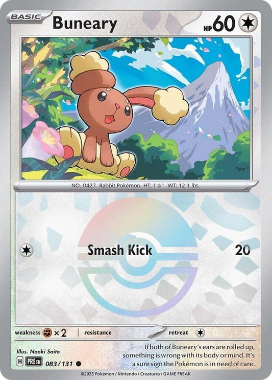 Buneary 083/131 (SV: Prismatic Evolutions)  - Poke Ball Holofoil