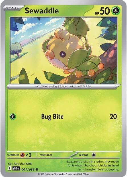 Sewaddle 001/086 (SV: White Flare) 
