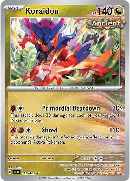 Koraidon 119/162 (SV05: Temporal Forces)  - Holofoil