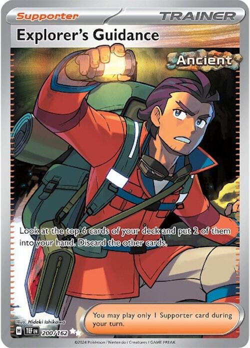 Explorer's Guidance 200/162 (SV05: Temporal Forces)  - Holofoil
