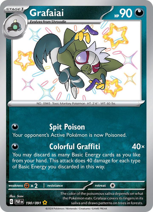 Grafaiai 190/091 (SV: Paldean Fates)  - Holofoil