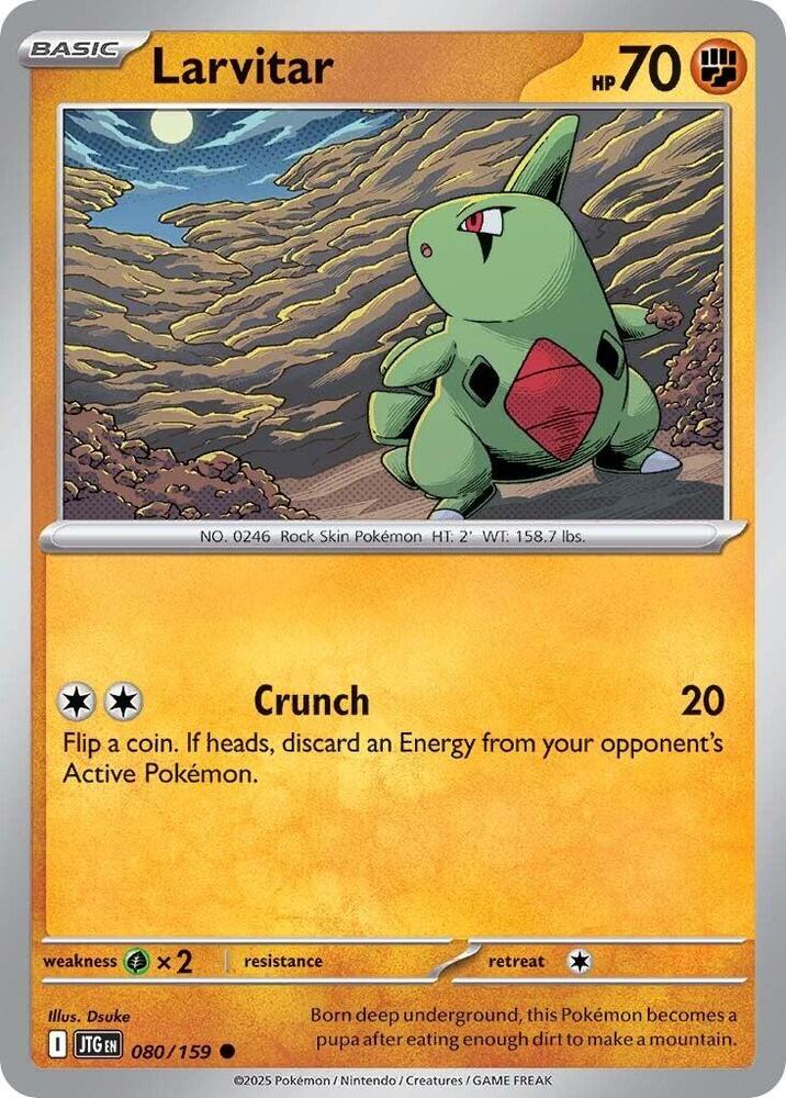 Larvitar 080/159 (SV09: Journey Together) 