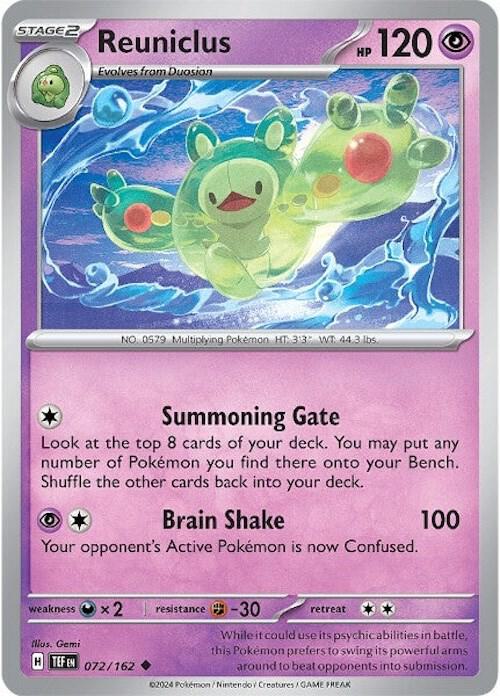 Reuniclus 072/162 (SV05: Temporal Forces) 