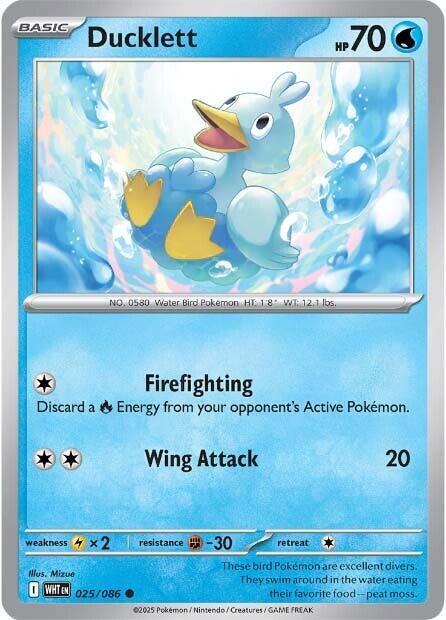 Ducklett 025/086 (SV: White Flare) 