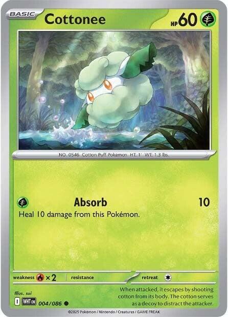Cottonee 004/086 (SV: White Flare) 