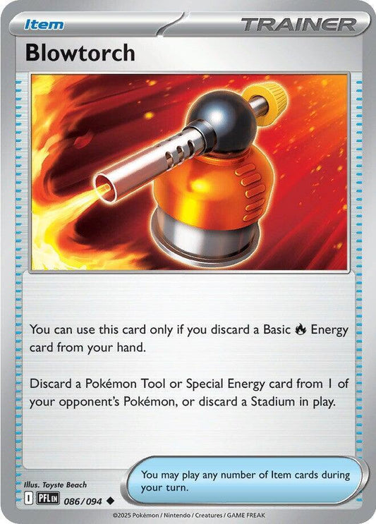 Blowtorch 086/094 (ME02: Phantasmal Flames)  - Reverse Holofoil