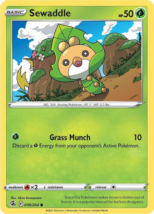 Sewaddle 009/264 (SWSH08: Fusion Strike) 