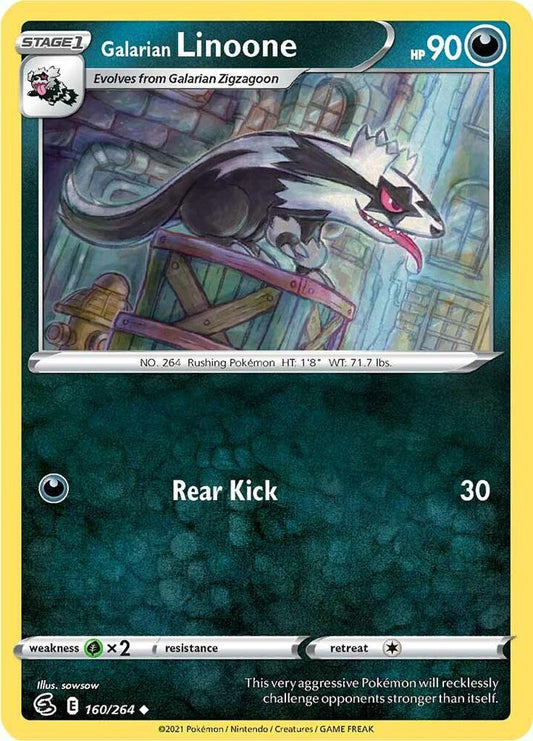 Galarian Linoone 160/264 (SWSH08: Fusion Strike) 