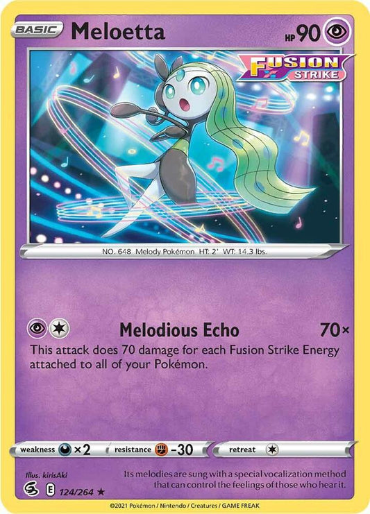Meloetta 124/264 (SWSH08: Fusion Strike) 