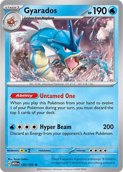 Gyarados 130/165 (SV: Scarlet & Violet 151)  - Holofoil