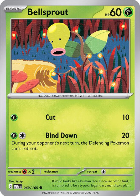 Bellsprout 069/165 (SV: Scarlet & Violet 151) 