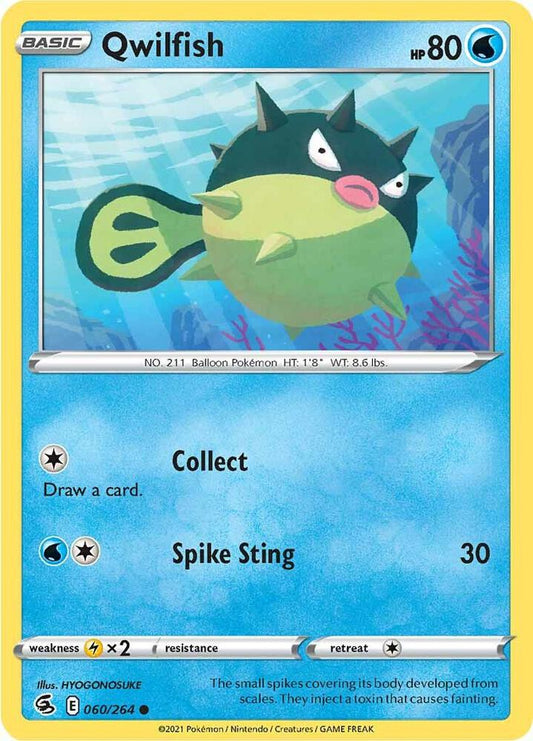 Qwilfish 060/264 (SWSH08: Fusion Strike) 