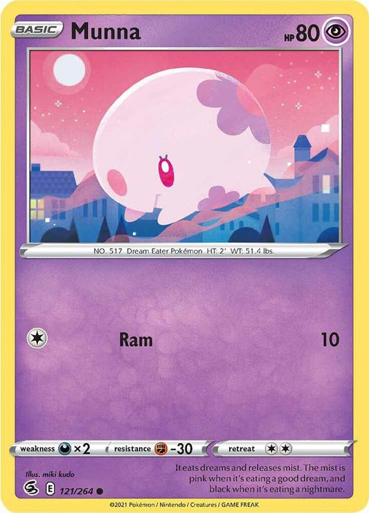 Munna 121/264 (SWSH08: Fusion Strike) 
