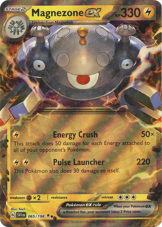 Magnezone ex 065/198 (SV01: Scarlet & Violet Base Set)  - Holofoil