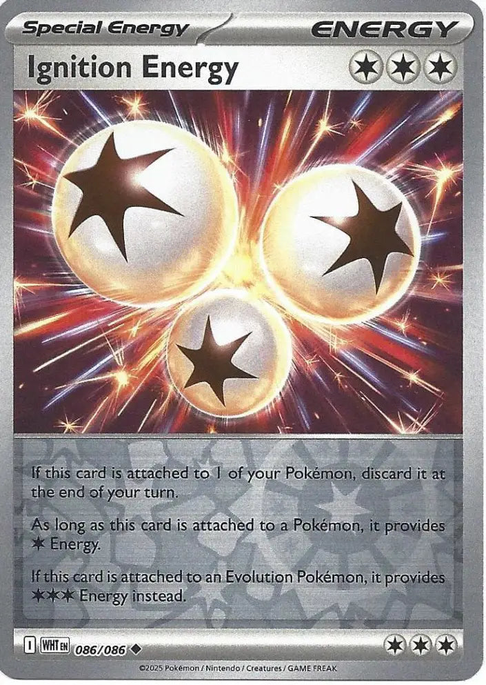 Ignition Energy 086/086 (SV: White Flare)  - Reverse Holofoil