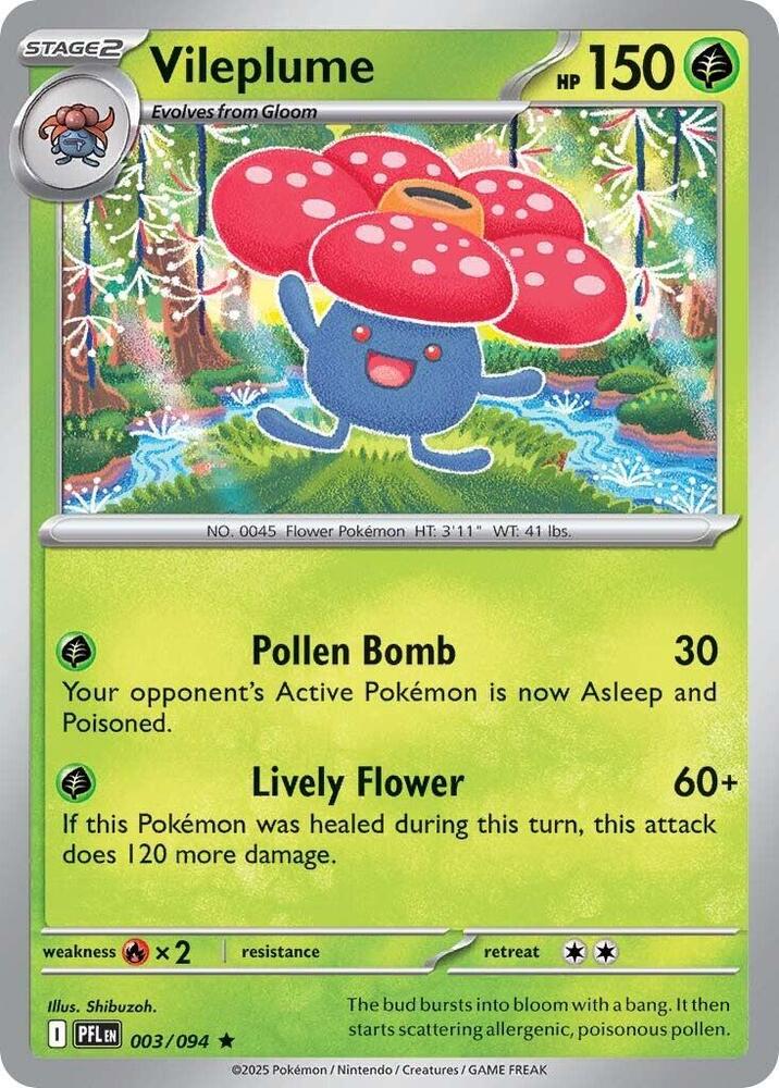 Vileplume Duplicate 003/094 (ME02: Phantasmal Flames) 