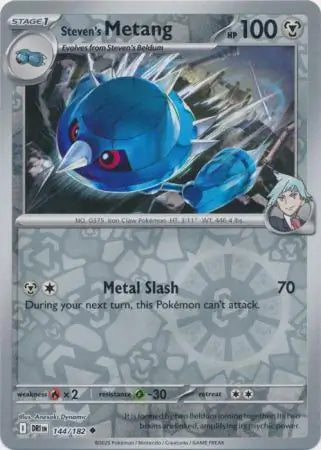 Steven's Metang 144/182 (SV10: Destined Rivals)  - Reverse Holofoil
