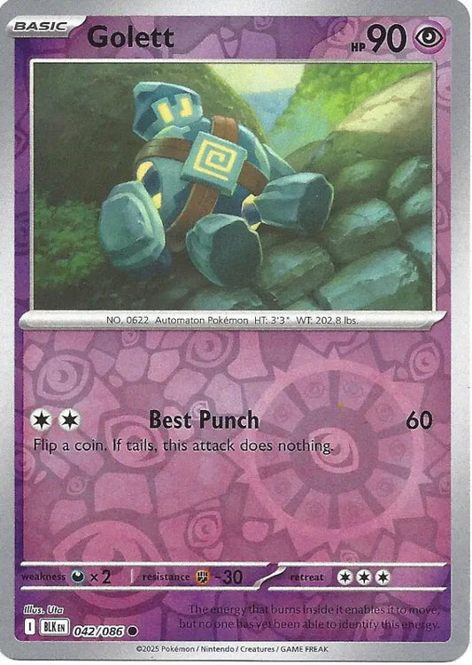 Golett 042/086 (SV: Black Bolt)  - Reverse Holofoil