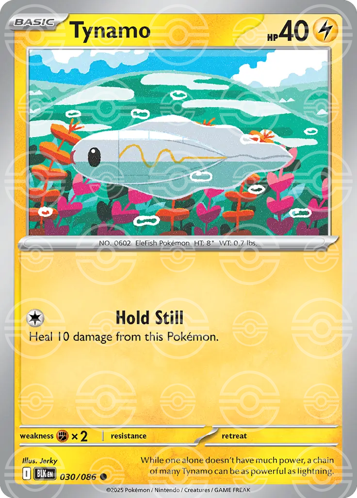 Tynamo 030/086 (SV: Black Bolt)  - Poke Ball Holofoil