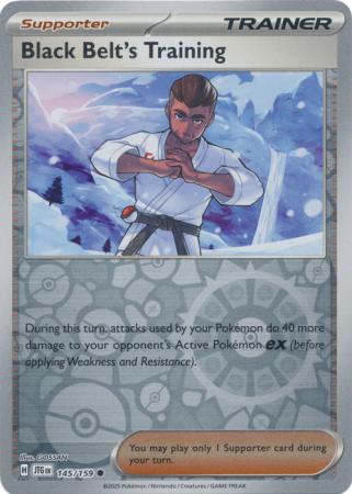 Black Belt's Training 145/159 (SV09: Journey Together)  - Reverse Holofoil