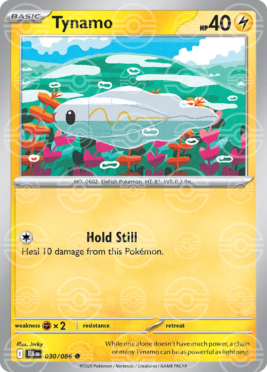 Tynamo 030/086 (SV: Black Bolt)  - Poke Ball Holofoil