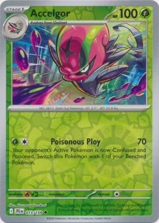 Accelgor 013/159 (SV09: Journey Together)  - Reverse Holofoil