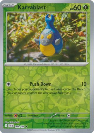 Karrablast 009/159 (SV09: Journey Together)  - Reverse Holofoil