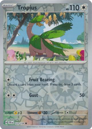 Tropius 123/159 (SV09: Journey Together)  - Reverse Holofoil