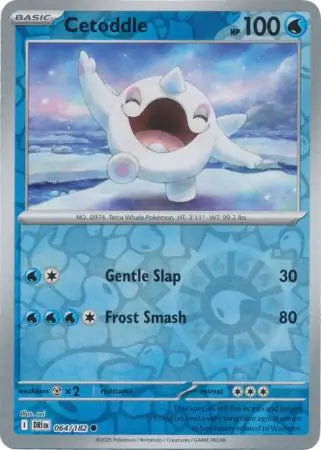 Cetoddle 064/182 (SV10: Destined Rivals)  - Reverse Holofoil
