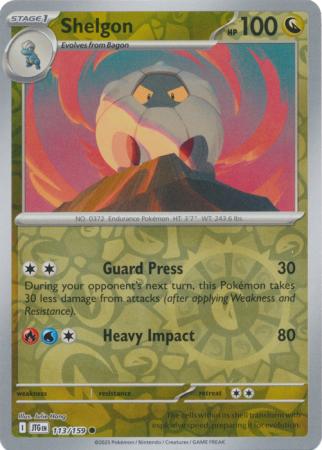 Shelgon 113/159 (SV09: Journey Together)  - Reverse Holofoil