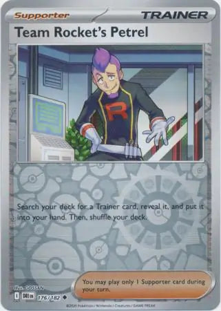 Team Rocket's Petrel 176/182 (SV10: Destined Rivals)  - Reverse Holofoil