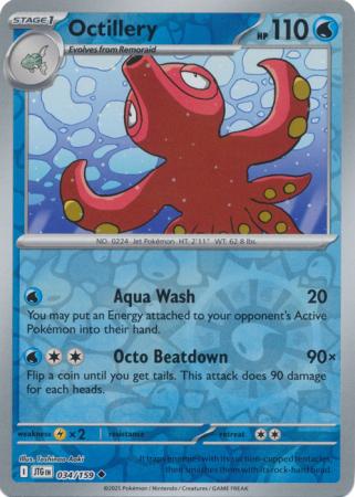 Octillery 034/159 (SV09: Journey Together)  - Reverse Holofoil