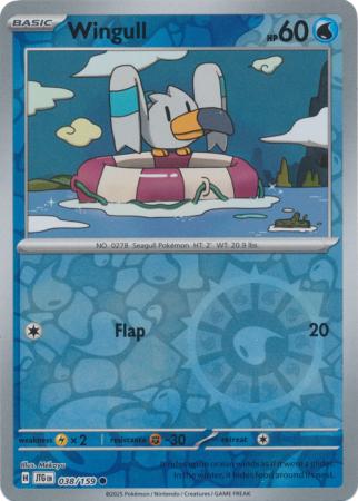 Wingull 038/159 (SV09: Journey Together)  - Reverse Holofoil