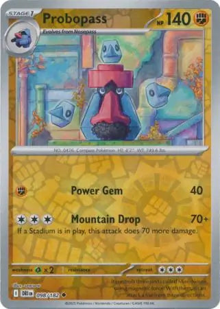 Probopass 098/182 (SV10: Destined Rivals)  - Reverse Holofoil