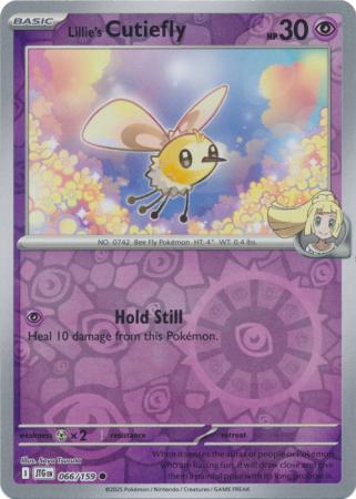 Lillie's Cutiefly 066/159 (SV09: Journey Together)  - Reverse Holofoil
