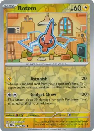 Rotom 077/182 (SV10: Destined Rivals)  - Reverse Holofoil