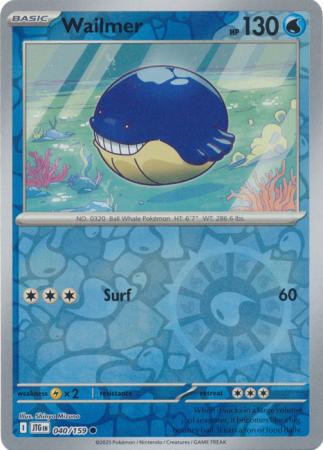Wailmer 040/159 (SV09: Journey Together)  - Reverse Holofoil