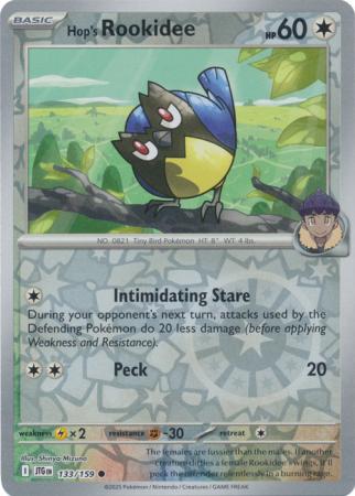 Hops Rookidee 133/159 (SV09: Journey Together)  - Reverse Holofoil