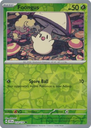 Foongus 010/159 (SV09: Journey Together)  - Reverse Holofoil