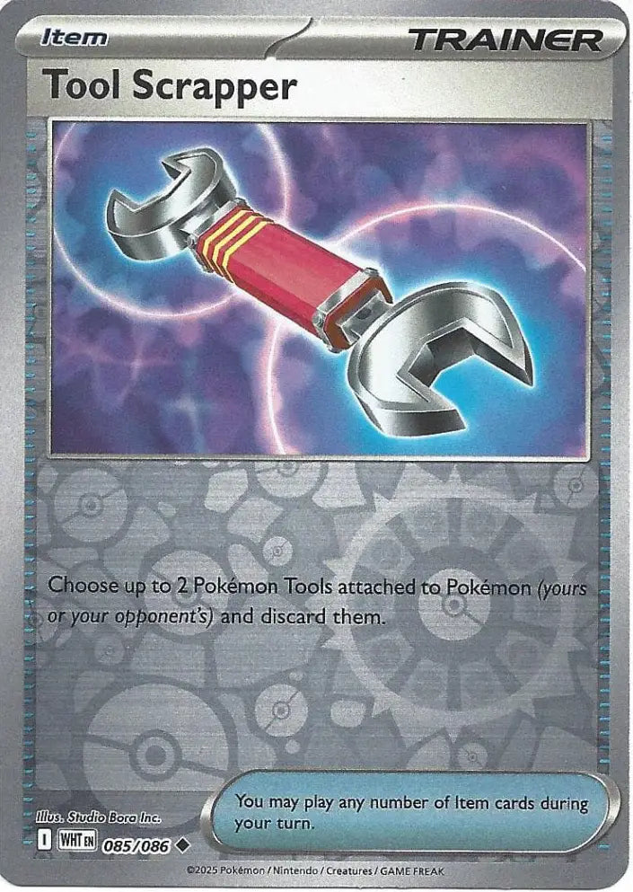 Tool Scrapper 085/086 (SV: White Flare)  - Reverse Holofoil