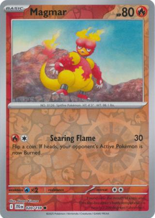 Magmar 020/159 (SV09: Journey Together)  - Reverse Holofoil