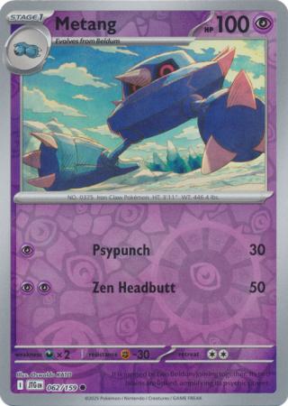 Metang 062/159 (SV09: Journey Together)  - Reverse Holofoil