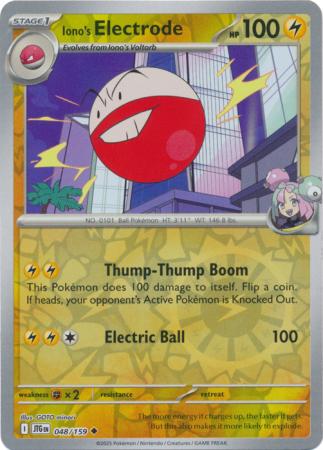 Iono's Electrode 048/159 (SV09: Journey Together)  - Reverse Holofoil
