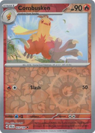 Combusken 023/159 (SV09: Journey Together)  - Reverse Holofoil
