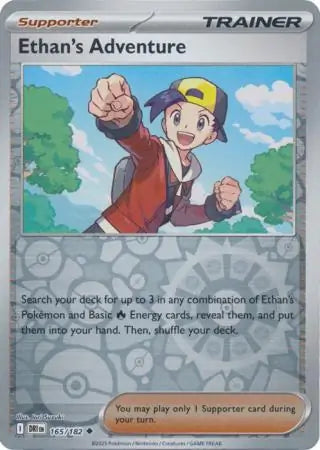 Ethan's Adventure 165/182 (SV10: Destined Rivals)  - Reverse Holofoil