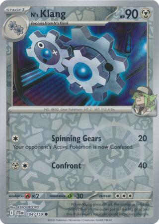 N's Klang 104/159 (SV09: Journey Together)  - Reverse Holofoil
