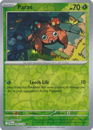 Paras 004/159 (SV09: Journey Together)  - Reverse Holofoil