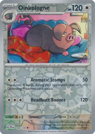 Oinkologne 140/159 (SV09: Journey Together)  - Reverse Holofoil