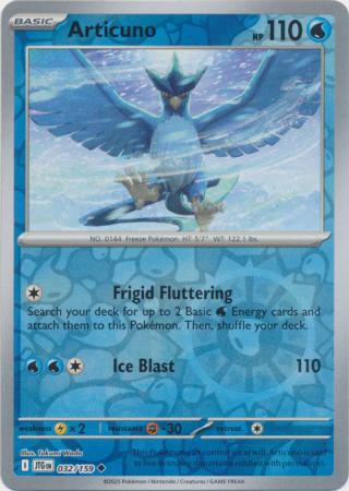 Articuno 032 159 032/159 (SV09: Journey Together)  - Reverse Holofoil