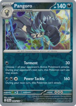 Pangoro 099/159 (SV09: Journey Together)  - Reverse Holofoil